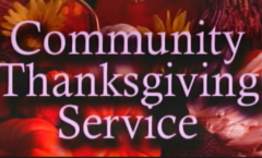 Kosciusko/Attala Community Thanksgiving Service  11/22/2020