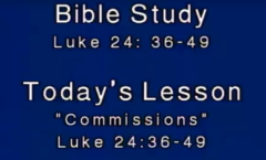 Commissions  Luke 24:36-49