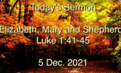 Elizabeth, Mary and the Shepherds  -  Luke 1:41-45