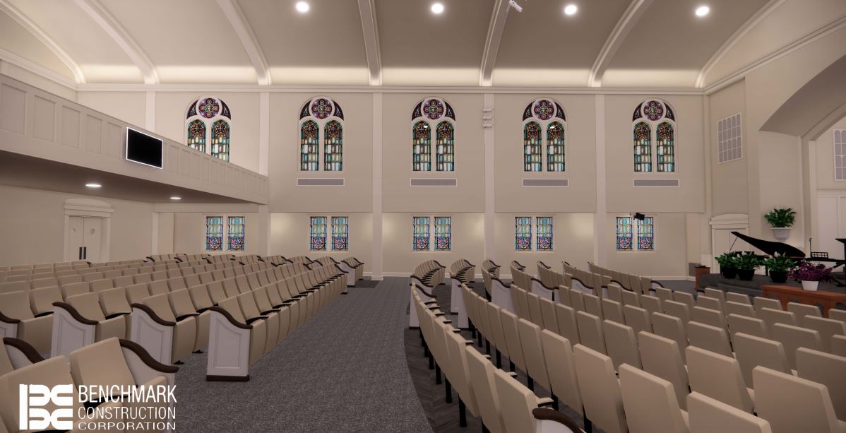 Renderings of Sanctuary Renovation – FBC Kosciusko Broadcast Ministry