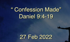 Confessions Made - Daniel 9:4-19