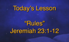 Rules - Jeremiah 23:1-12
