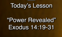 Power Revealed - Exodus 14:19-31