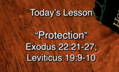 Protection - Sunday School Lesson for 1/19/2025