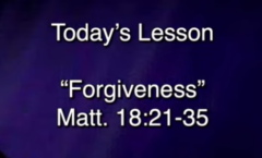 Forgiveness - Matthew 18:21-35 - 3/29/2026