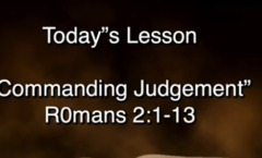 Commanding Judgement - Romans 2:1-13 - 9/13/2026